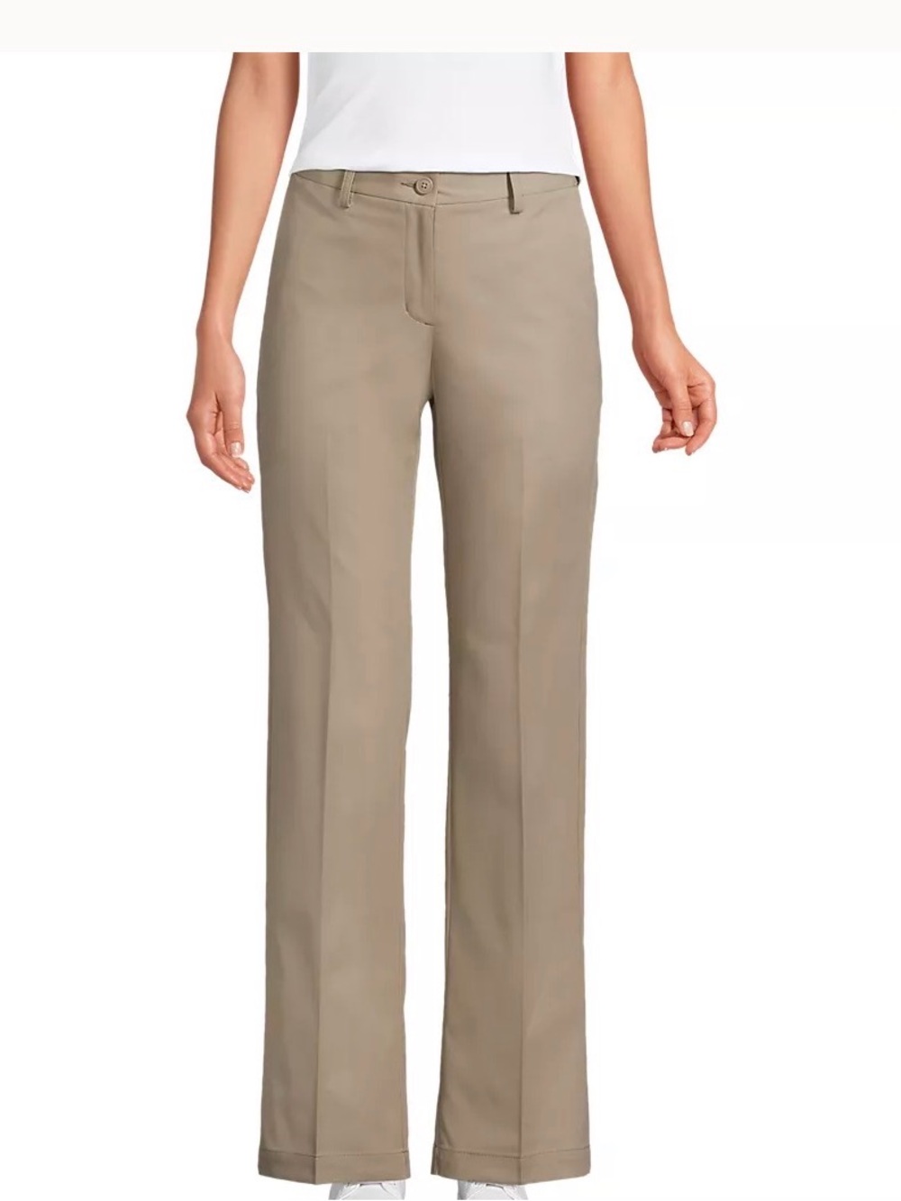 Lands End Women’s Uniform Active Chinos